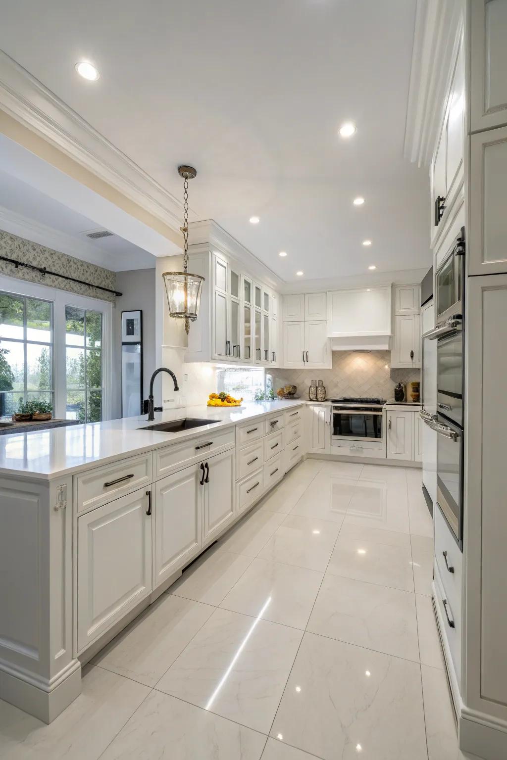 A thoughtfully planned space that enhances kitchen functionality.