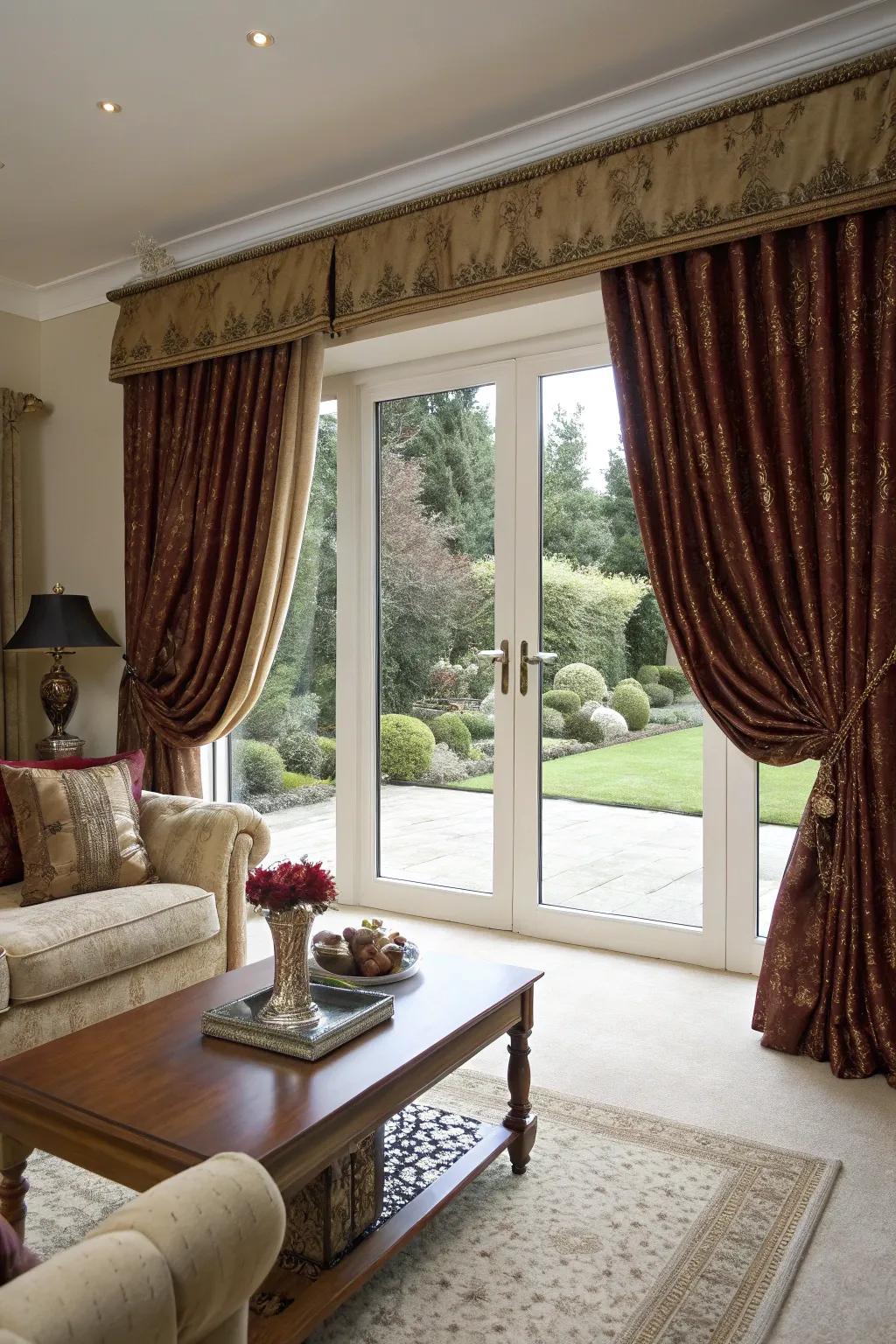 With opulent fabric curtains, you can elevate your space.