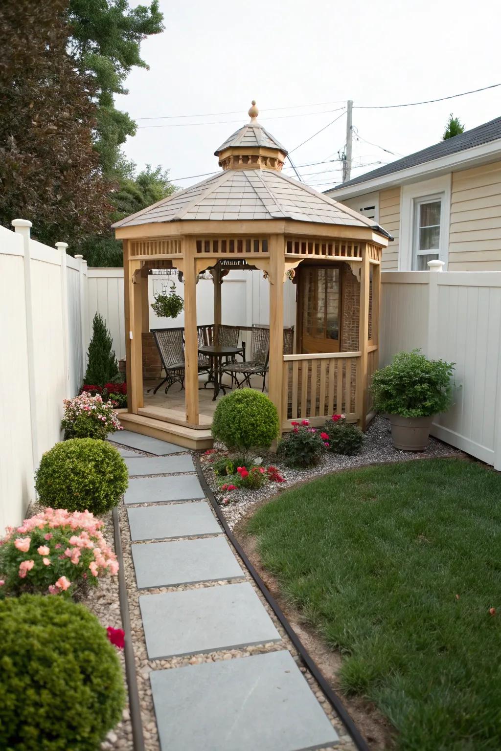 Streamlined layout fits seamlessly into small areas.