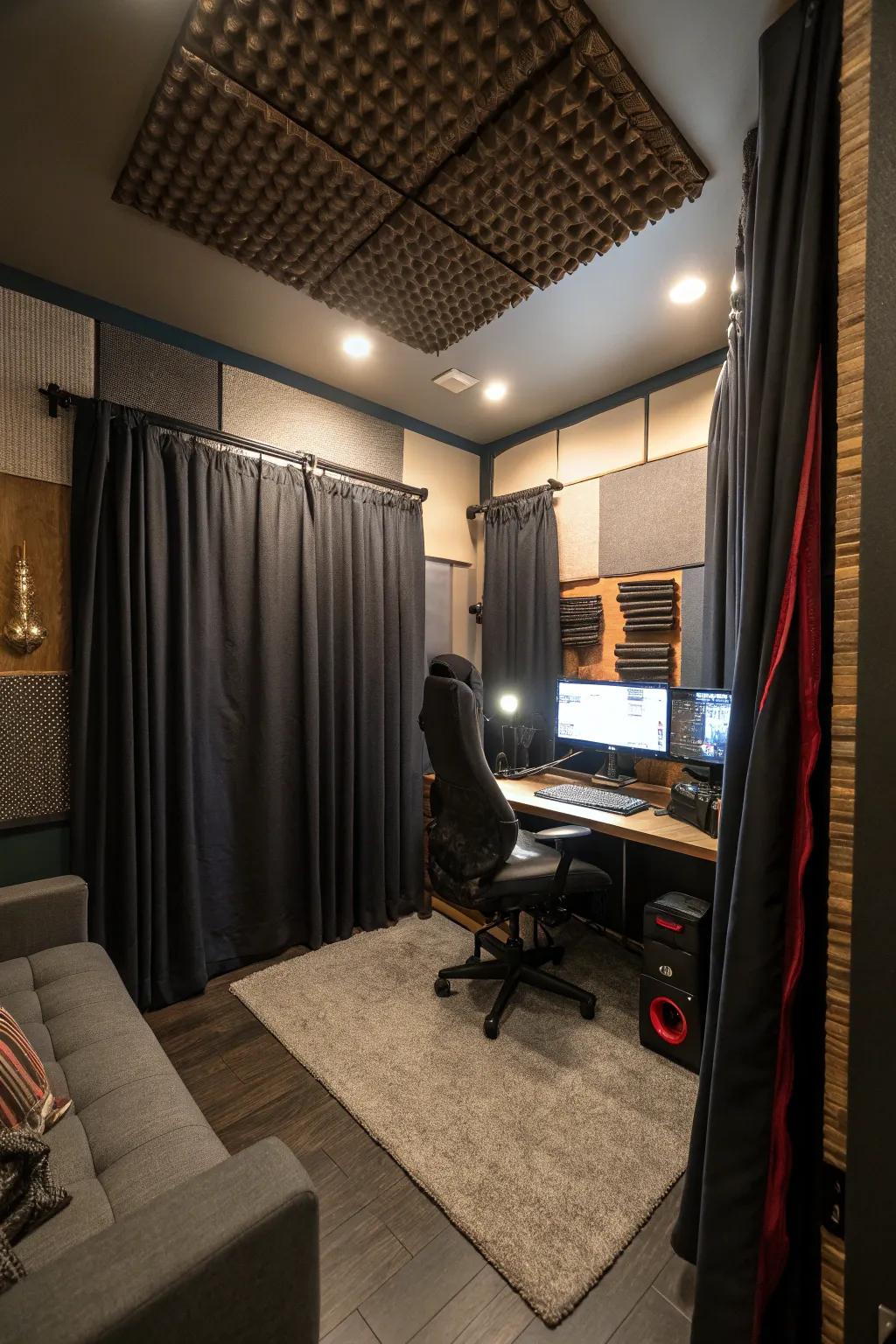 Soundproofing improves your gaming experience by minimizing interruptions.