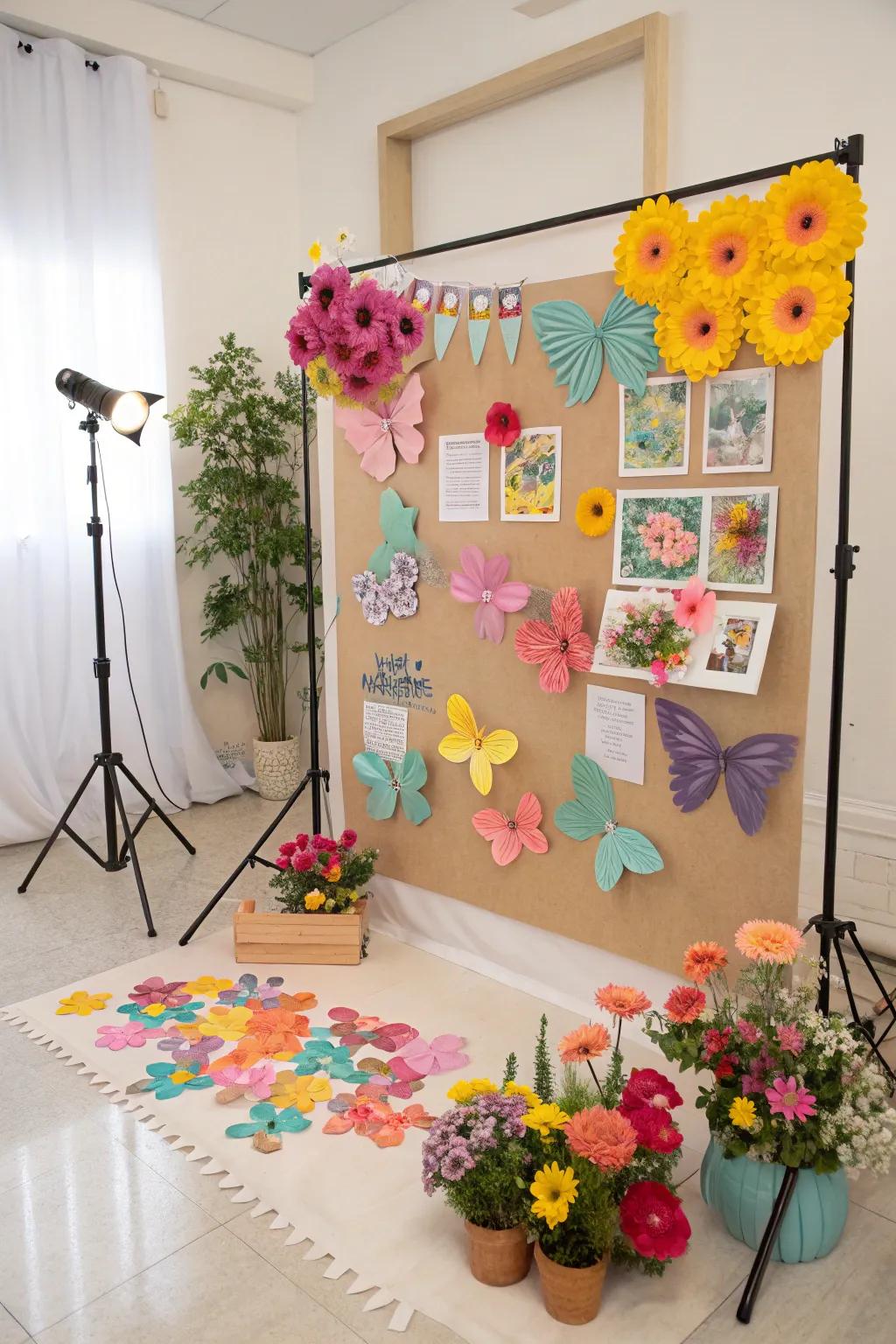 Butterflies bring a spring vibe to your board.