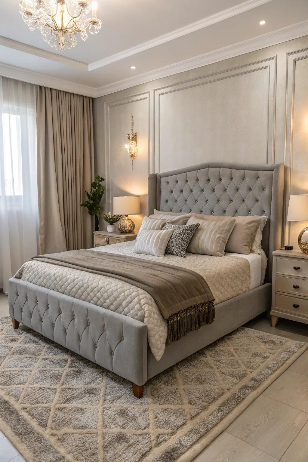 A streamlined slate bed structure within an earthen and slate setting.