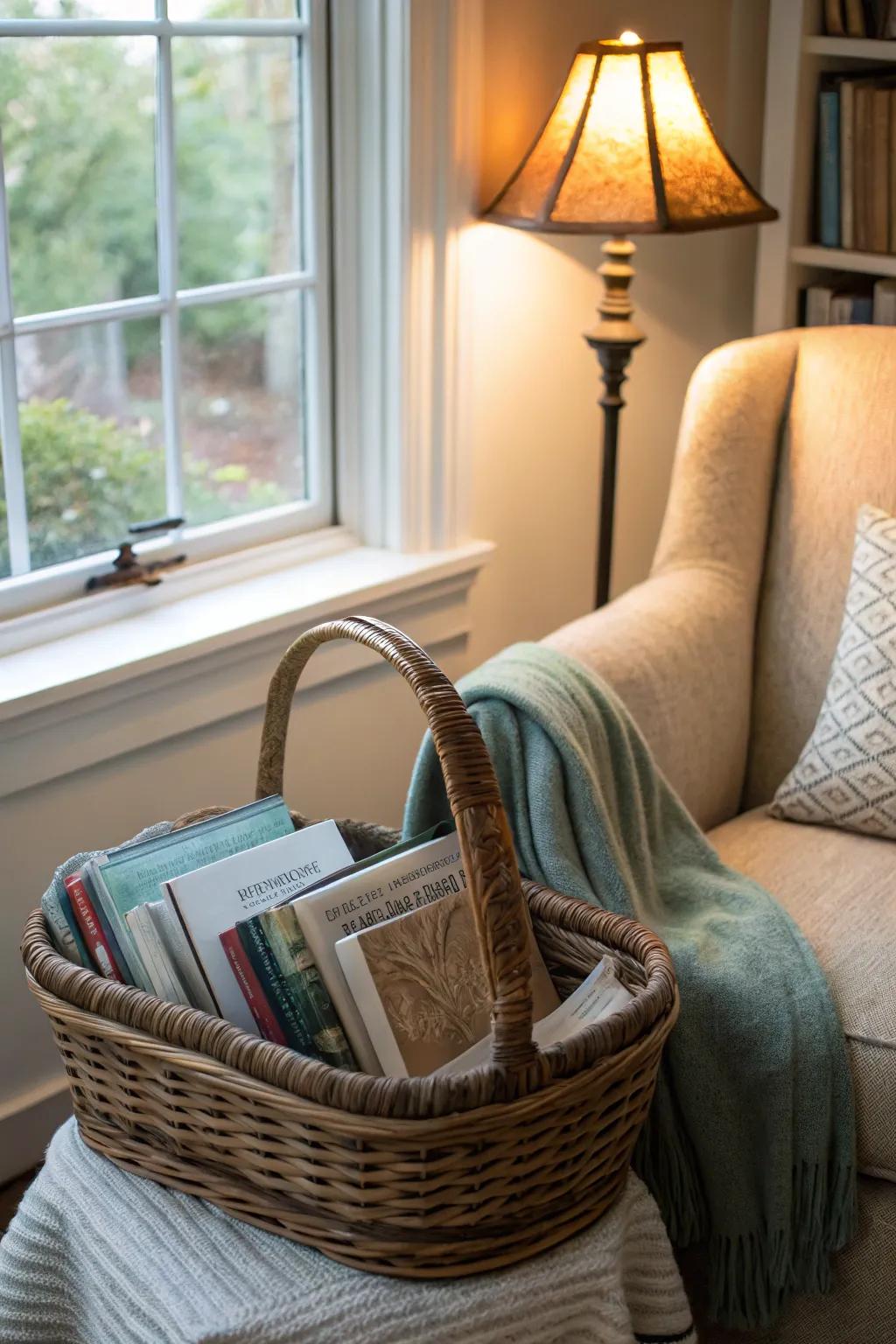 Promote learning and reflection with paperback volumes and journals nestled in the Easter basket.