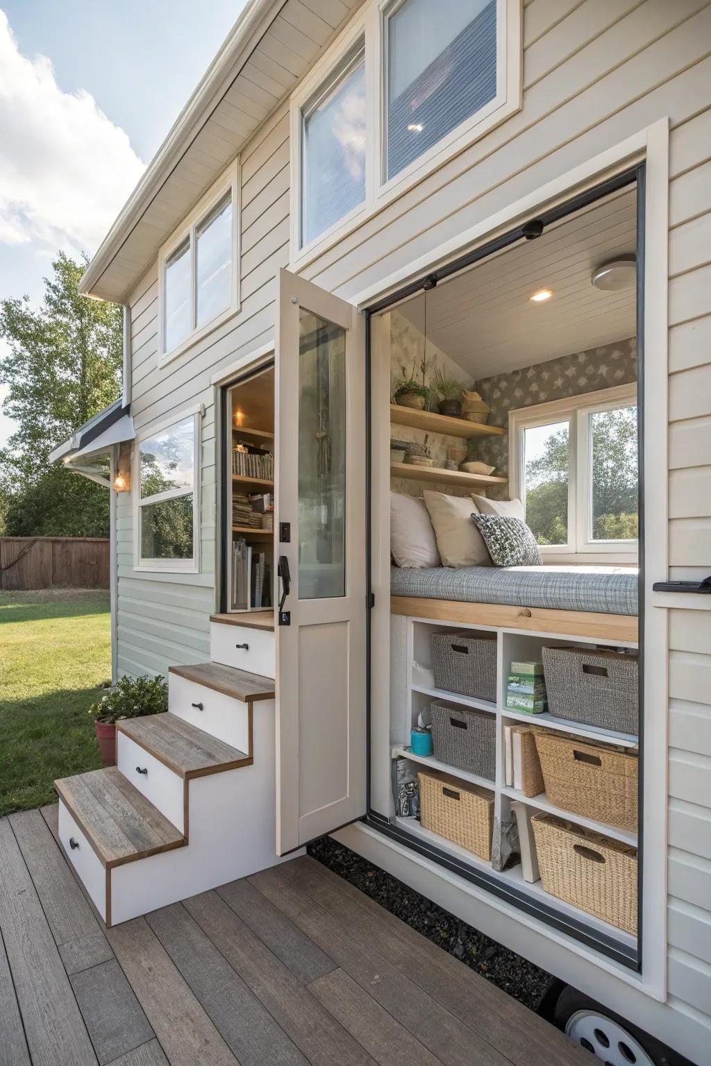 Maximize your expanse with astute storage.