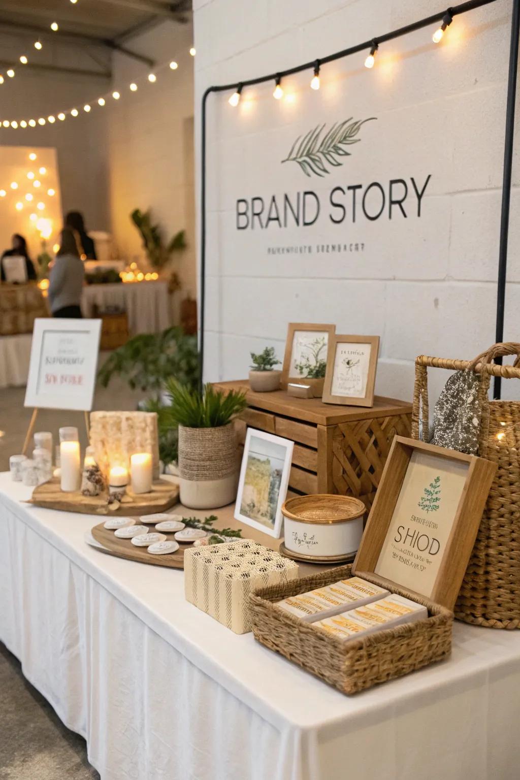 A theme-based display captures attention and communicates your brand story.