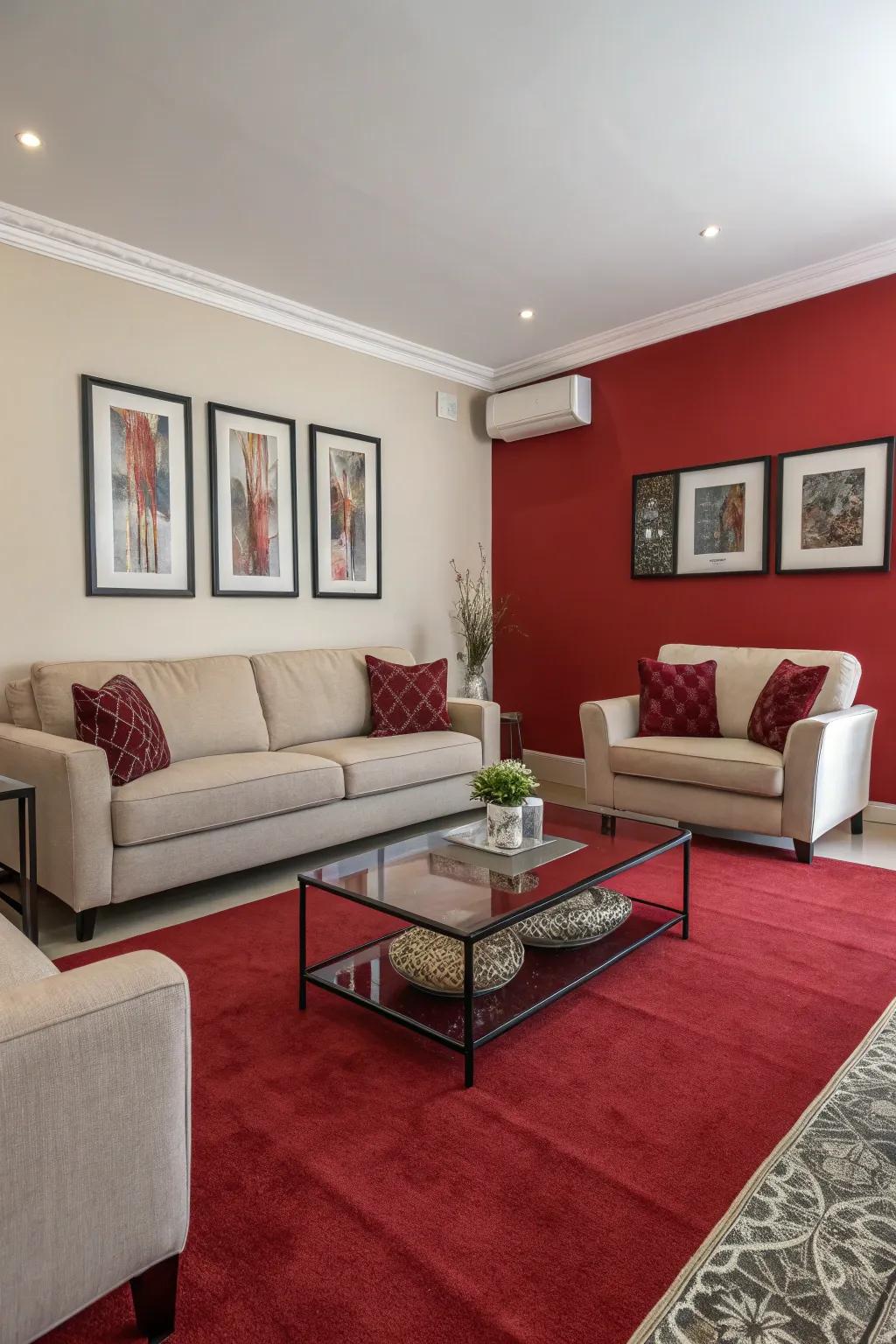 Vibrant carpets contribute energy and individuality to any space.