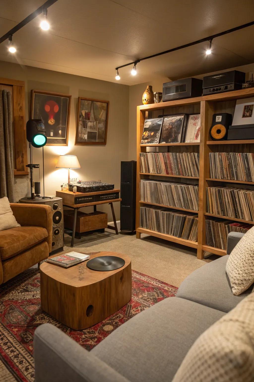 Celebrate your love for music in a beautifully designed room.