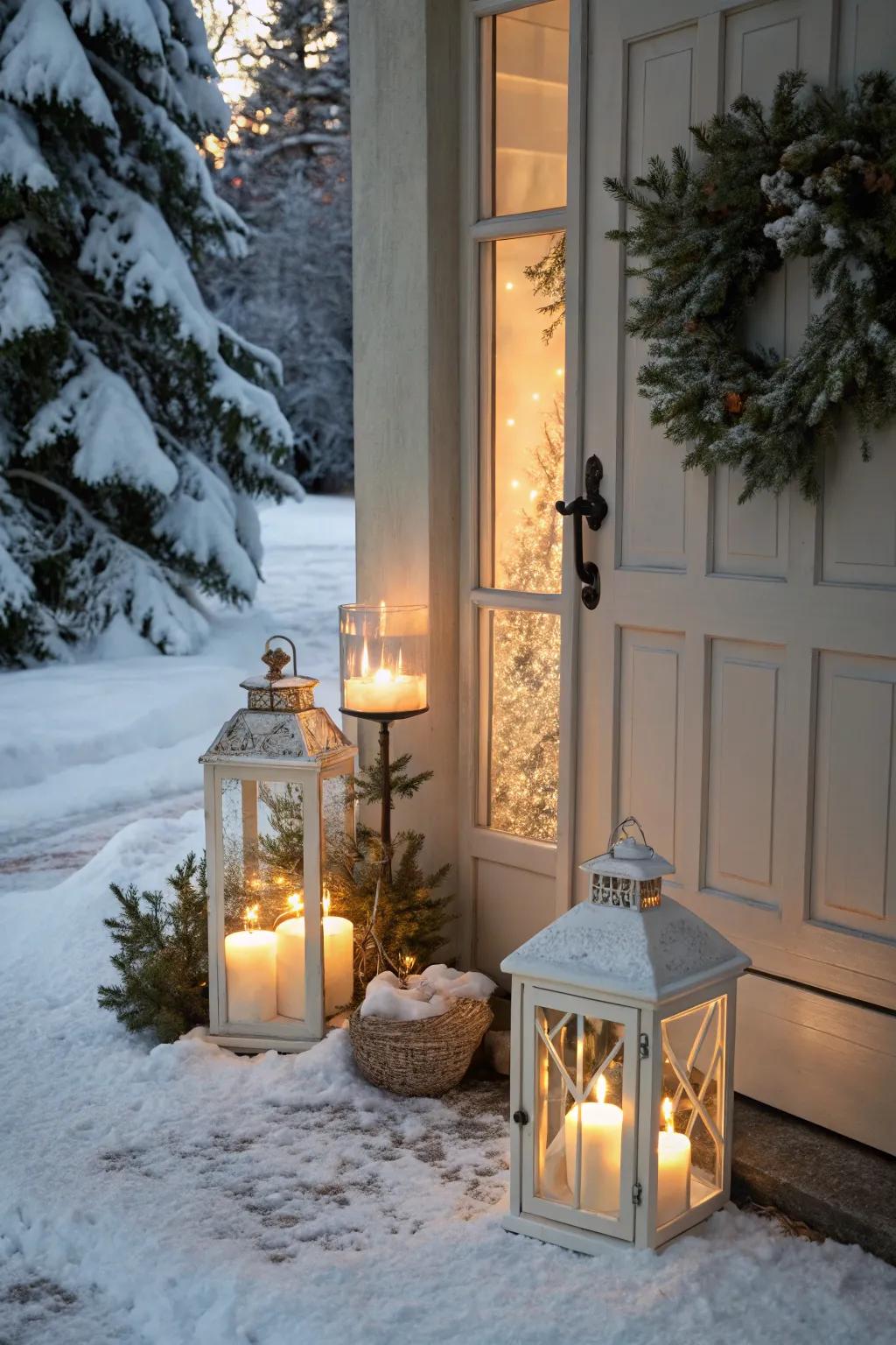 Beacons add warmth and refinement to your entryway.