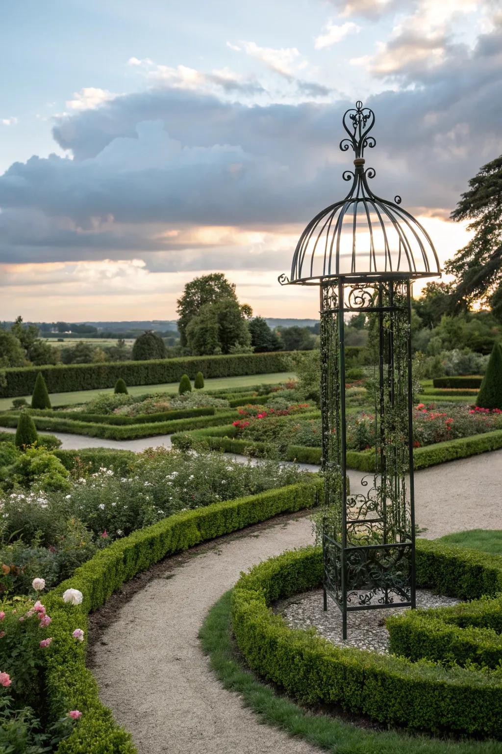 Alloy decorations introduce a modern and artistic nuance.