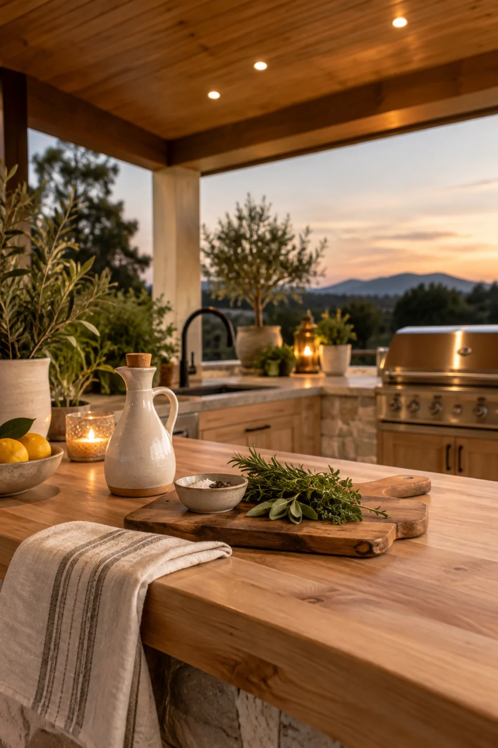 9+ Stunning Backyard Covered Outdoor Kitchen Ideas