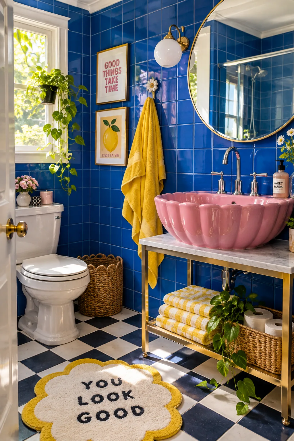 White ceramic bathroom sink with a decorative scalloped edge