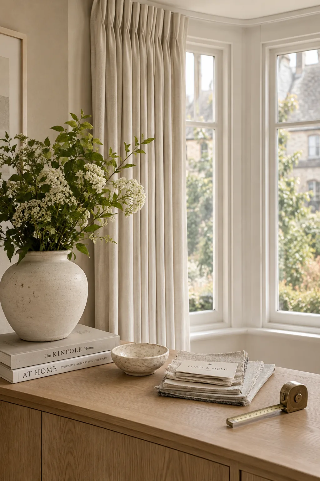 12+ Brilliant Bay Window Curtain Ideas for Your Home