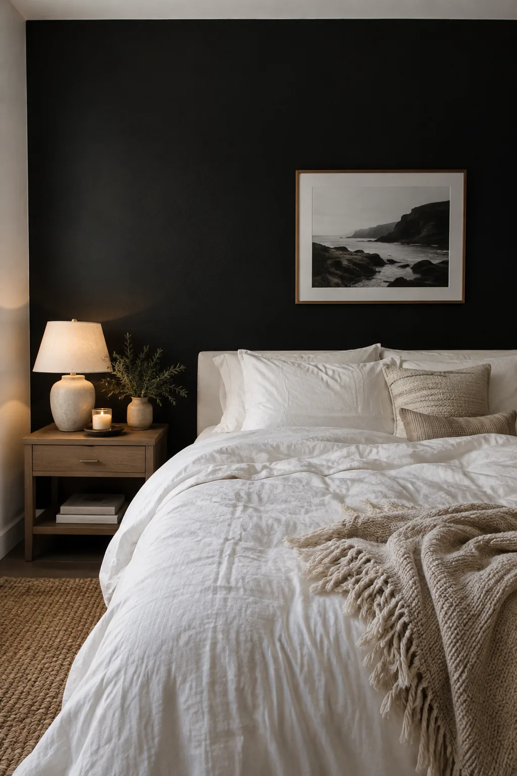 14+ Striking Black and White Bedroom Ideas