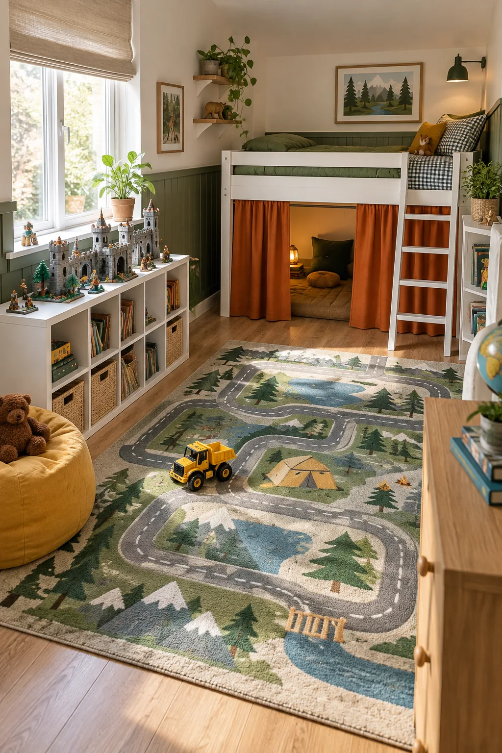 10&times;10 Boys Bedroom Layout: Floor Plan & Heights Guide
