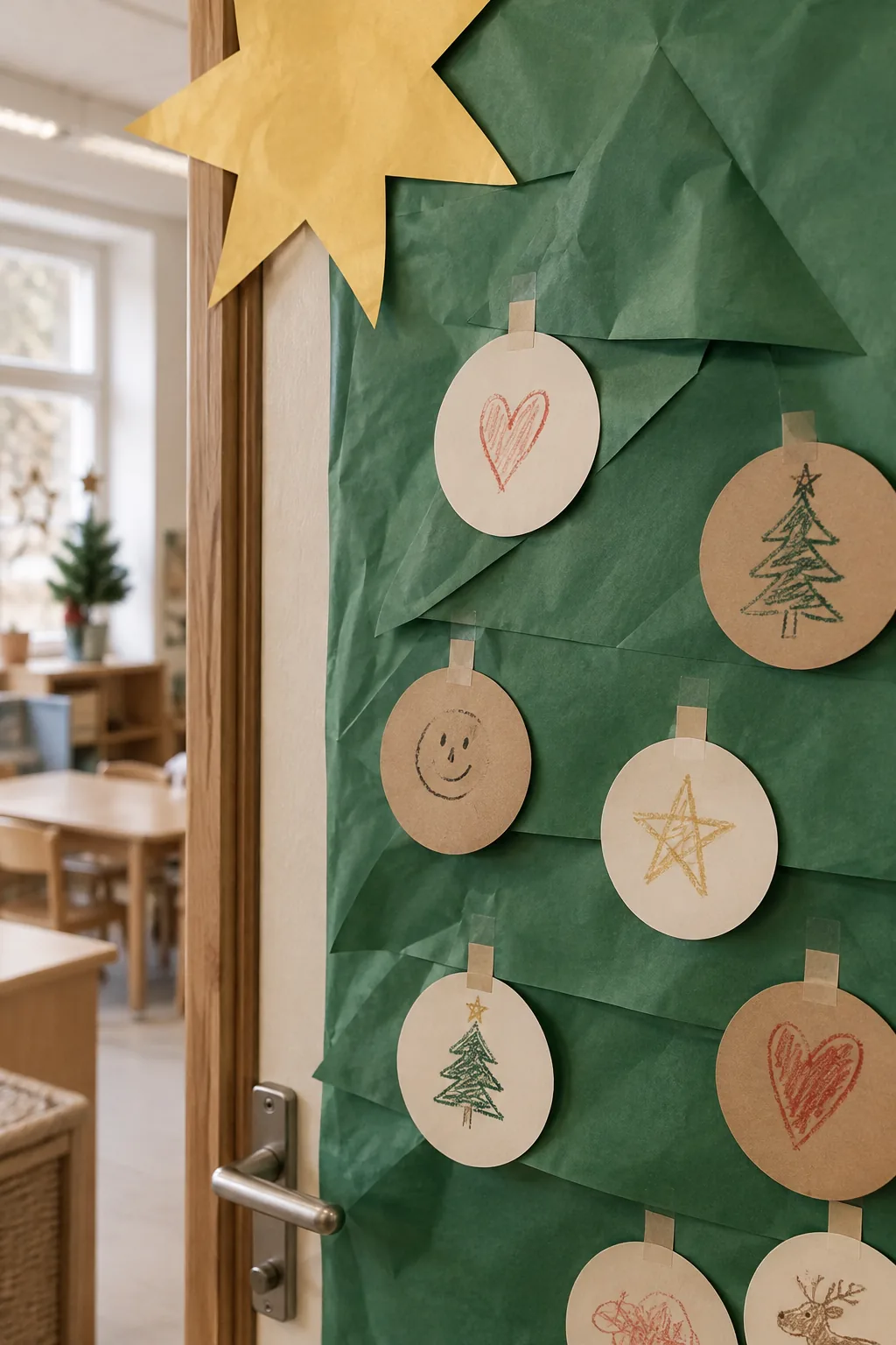 13+ Festive Christmas Door Decorations School Ideas