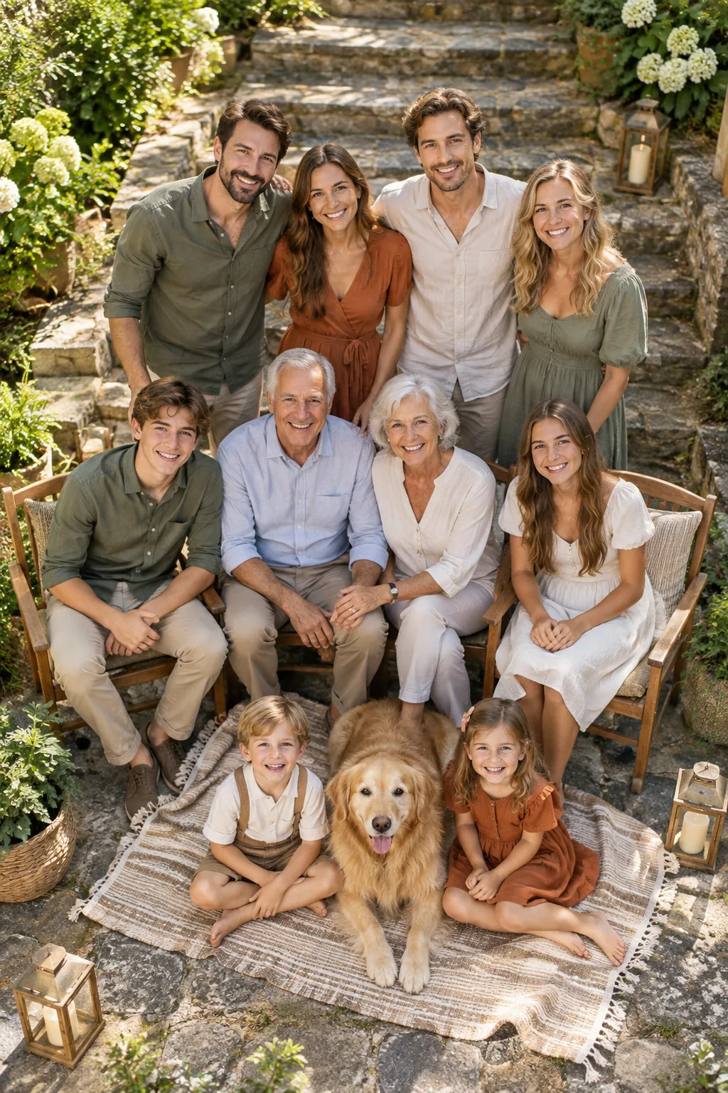 Creative Large Family Photos: The Ultimate Posing Cheat Sheet
