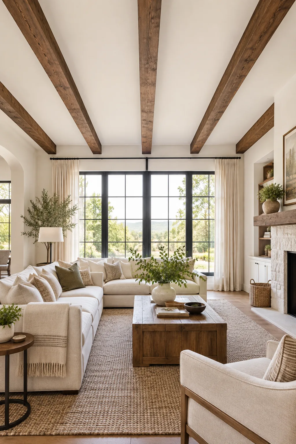 How to Build Faux Wood Ceiling Beams (Free Layout Worksheet)