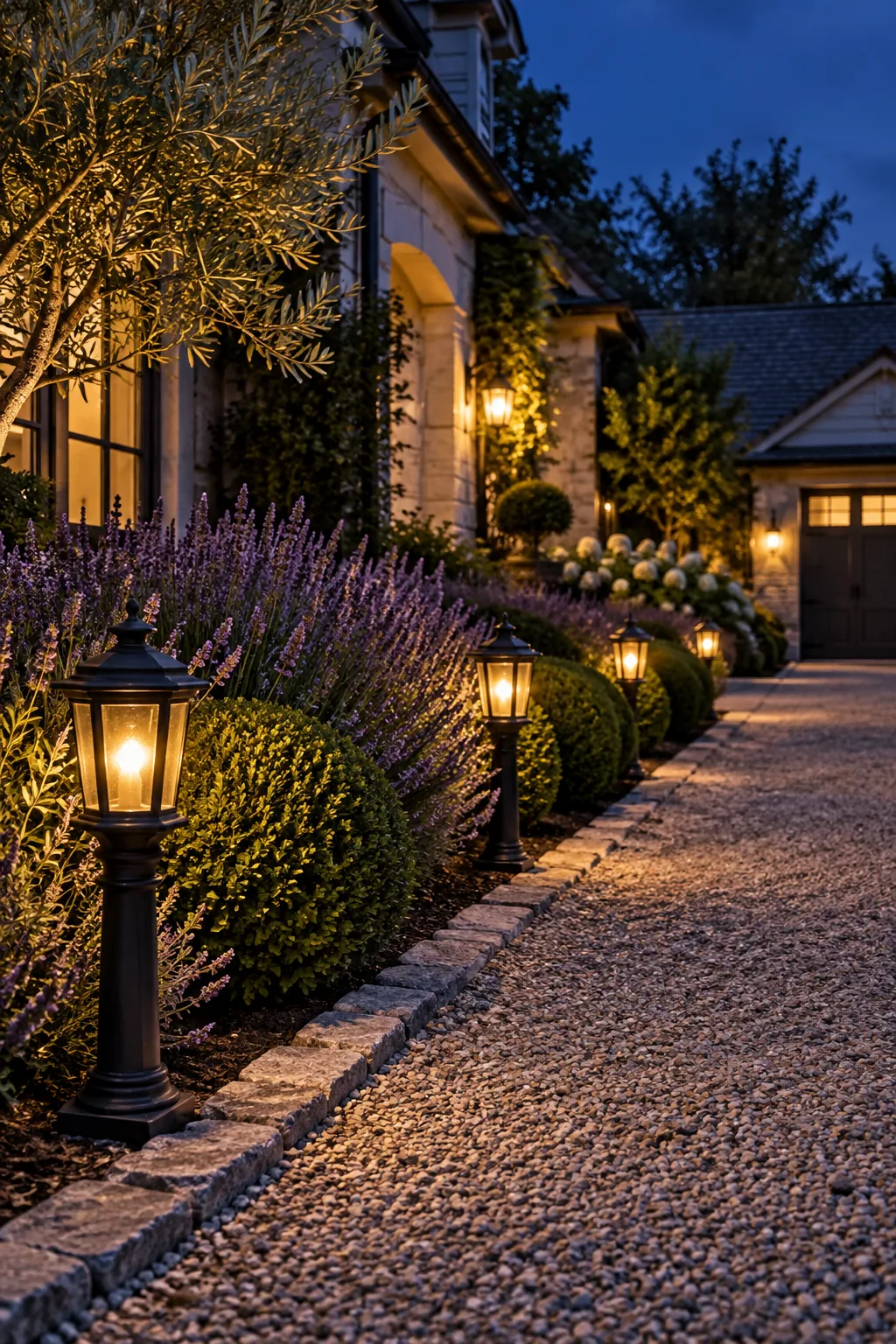 16+ Gorgeous Driveway Lighting Ideas for Your Yard