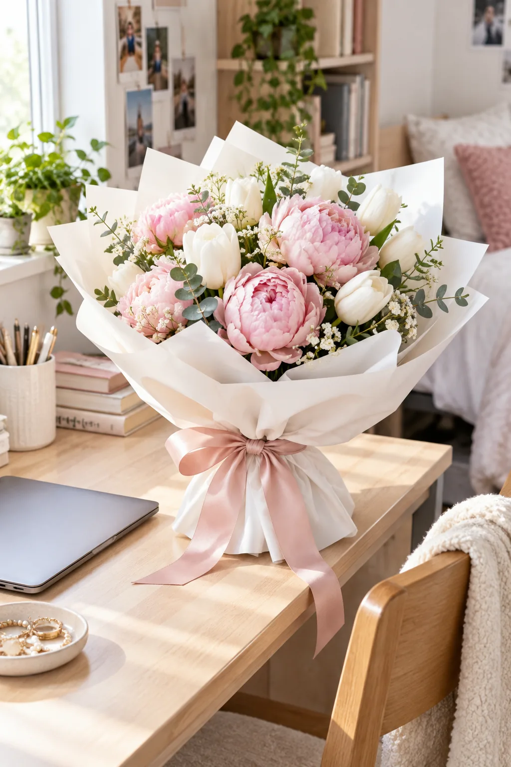 How to Wrap a Graduation Bouquet: Grocery Flowers to Luxury - Soft ...