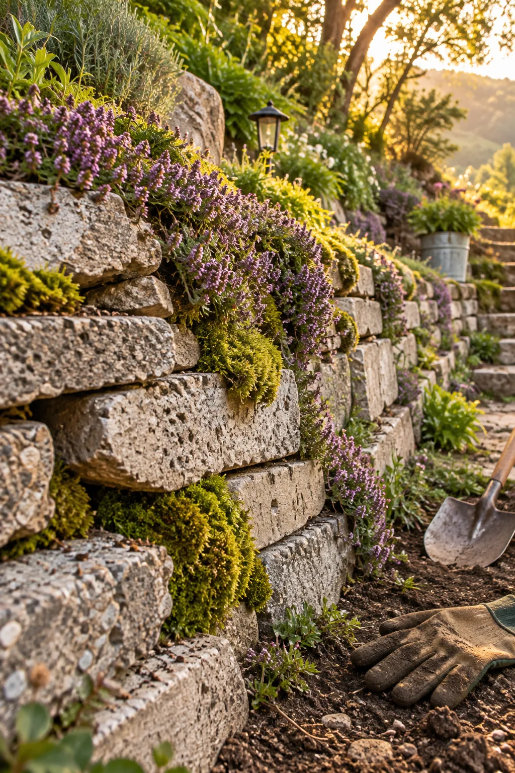 14+ Brilliant Hillside Landscaping on a Budget Ideas