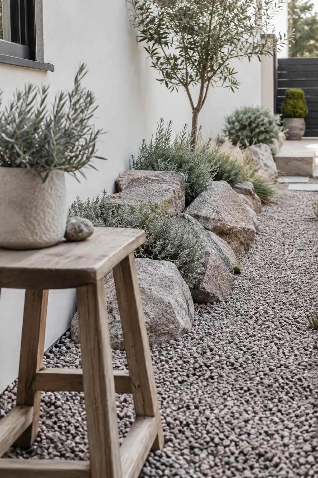 Crushed granite path with zero weeds