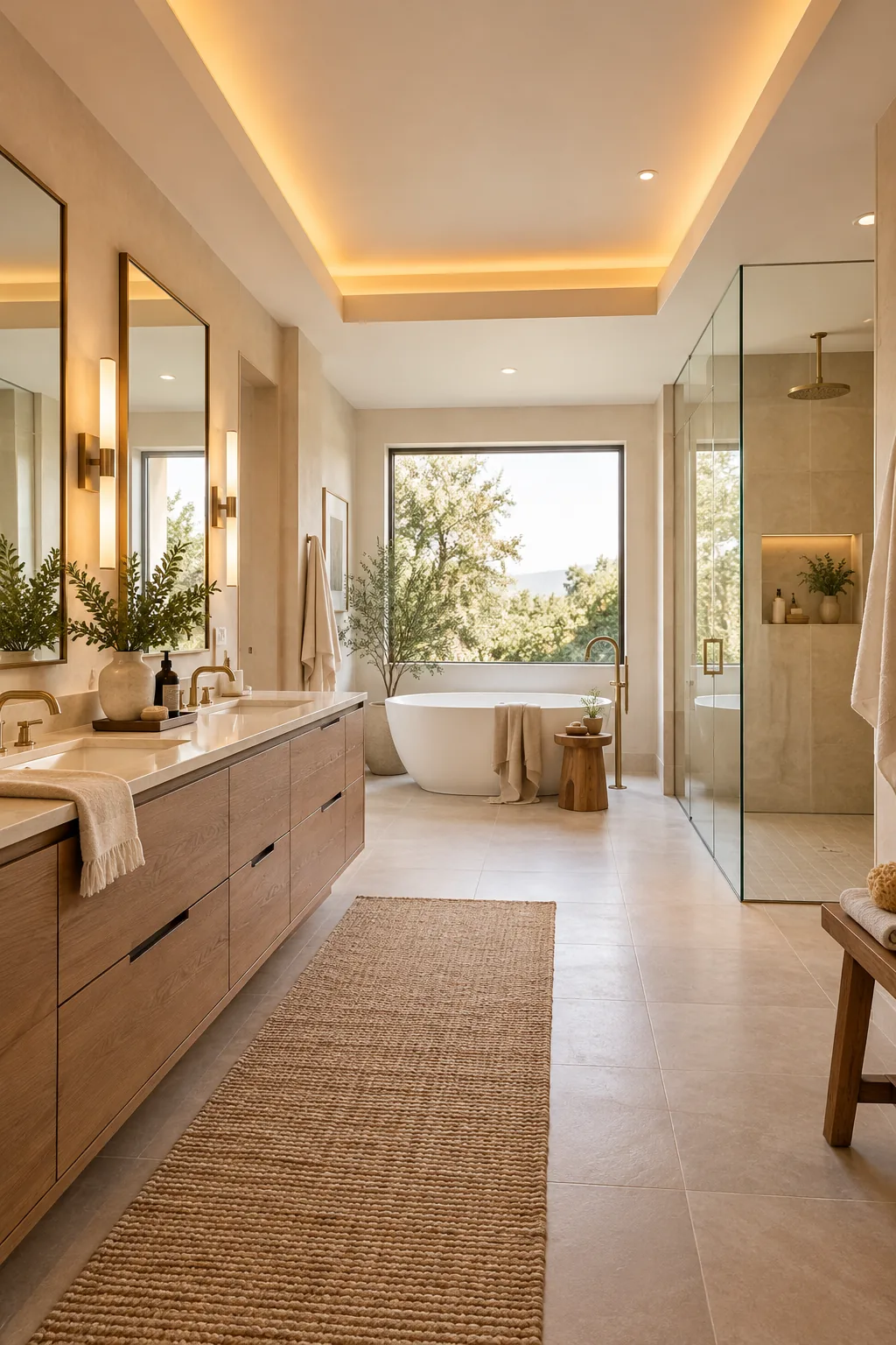 Luxury Master Bath Layout: The Spatial Clearance & Lighting Guide
