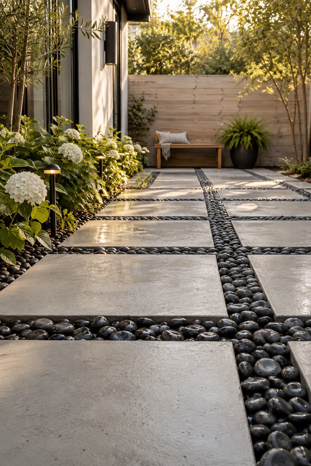 9+ Sleek Modern Backyard No Grass Ideas