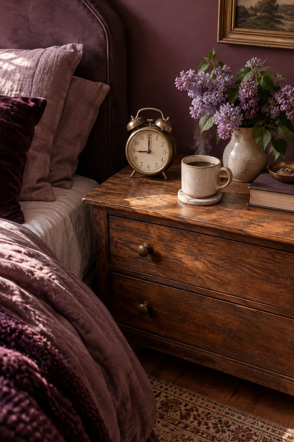 How to Paint a Purple Bedroom in One Weekend (Free Plan)