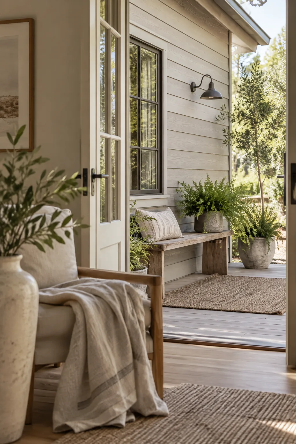 Traditional home exterior featuring durable fiber cement lap siding