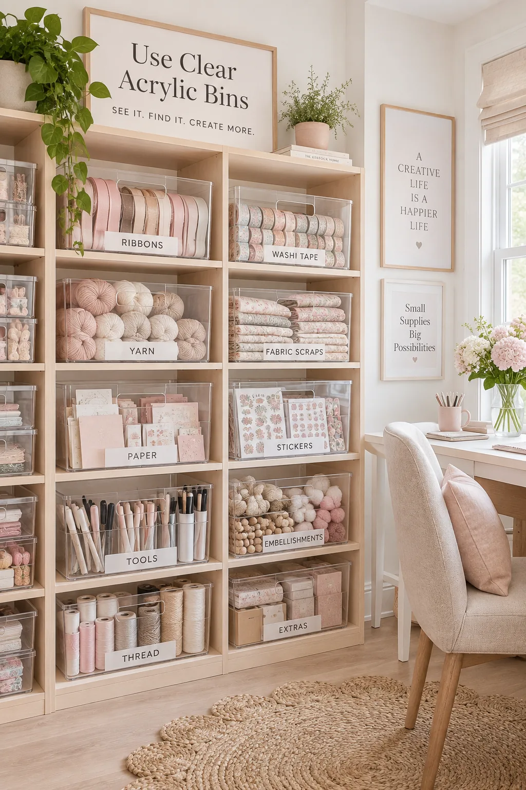 11+ Clever Small Craft Room Ideas for Your Home
