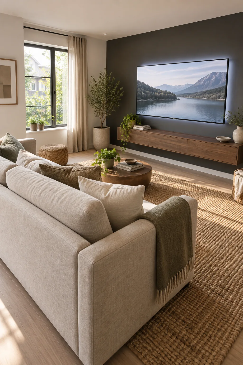 Small TV Room Layout: How to Fit a 65-Inch Screen Perfectly