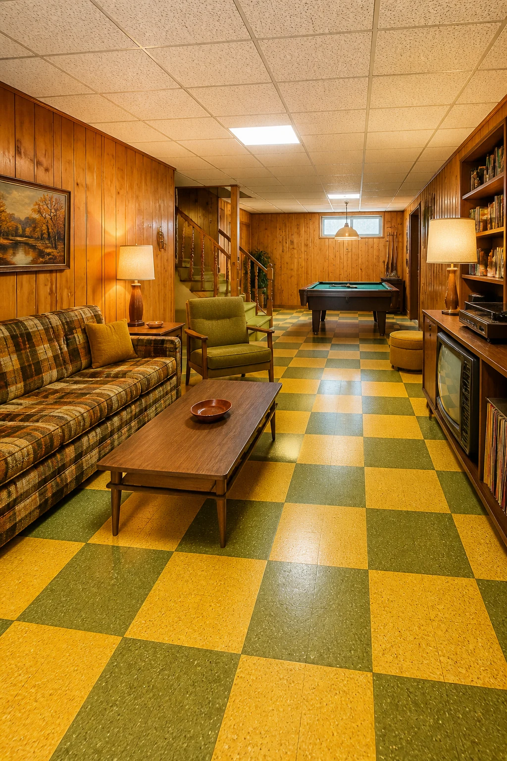 Wood Paneling and 1960s Social Spaces
