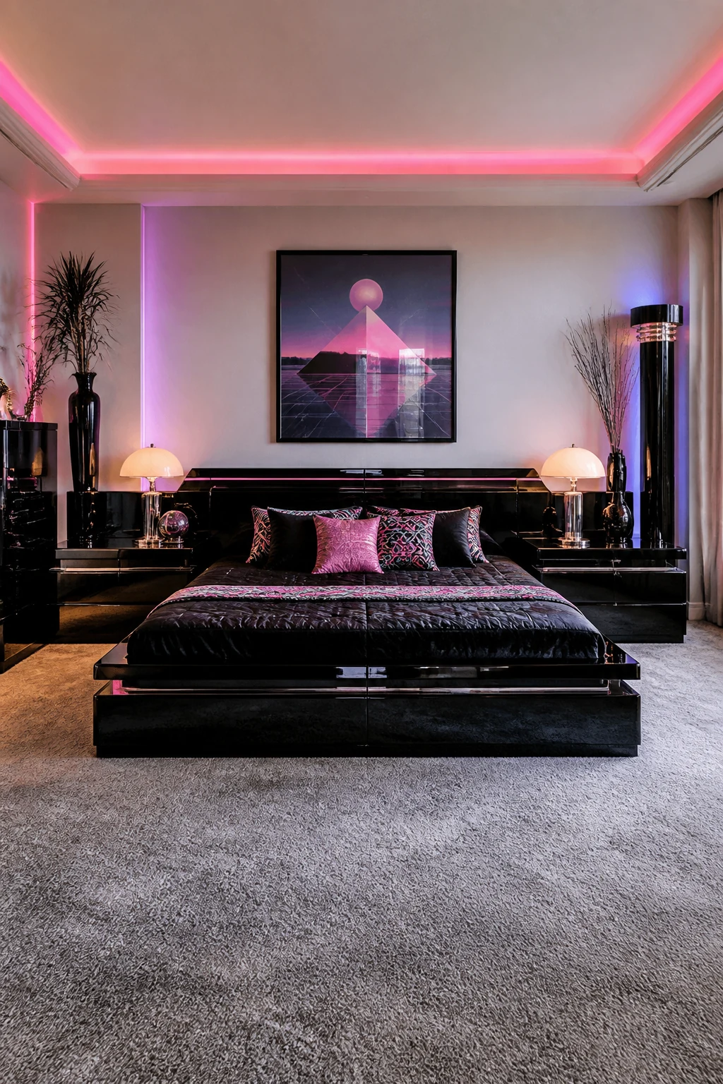 The 1980s Obsession with High-Tech Black Lacquer