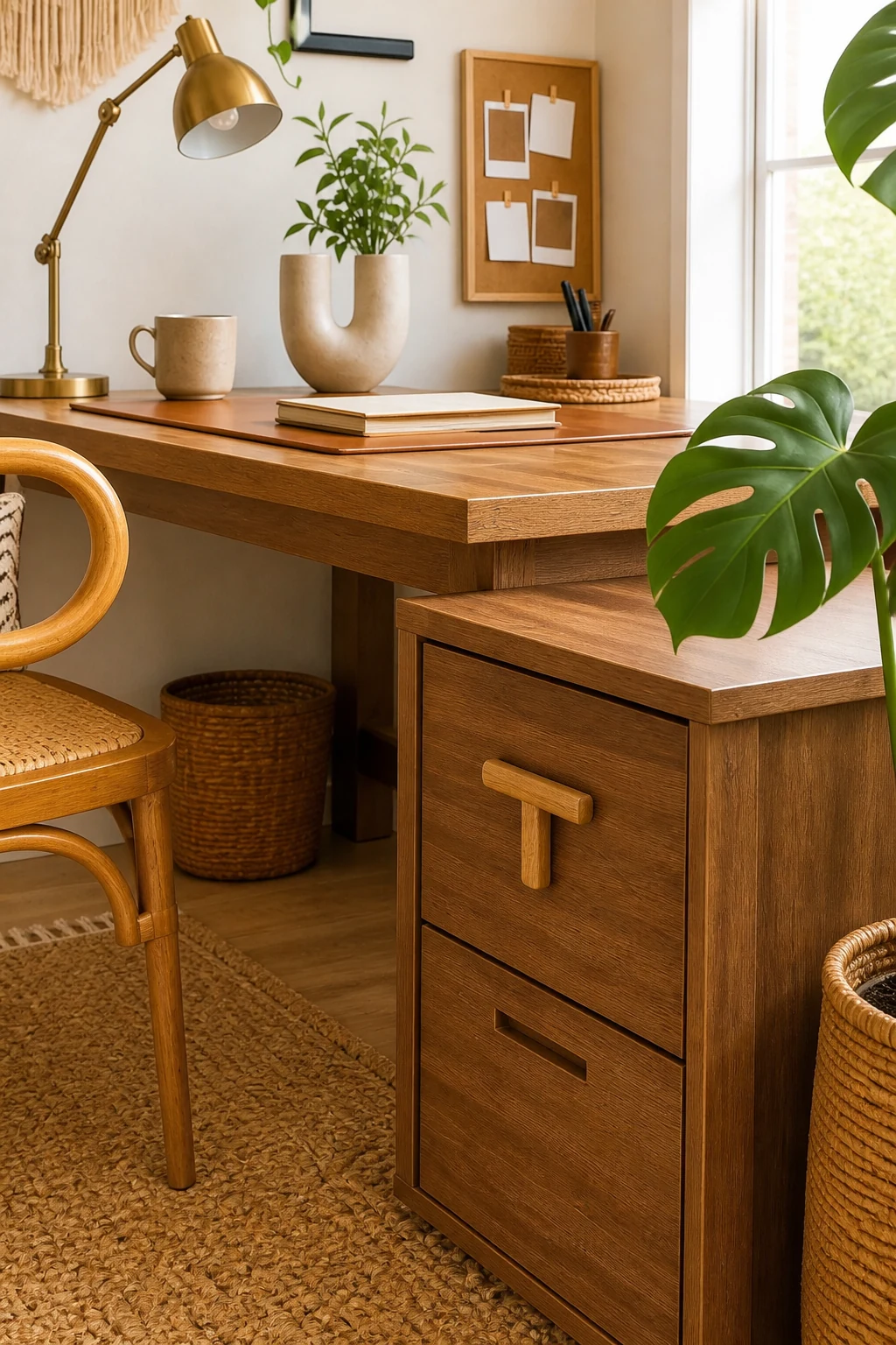 Discovering the letter T on the cabinet