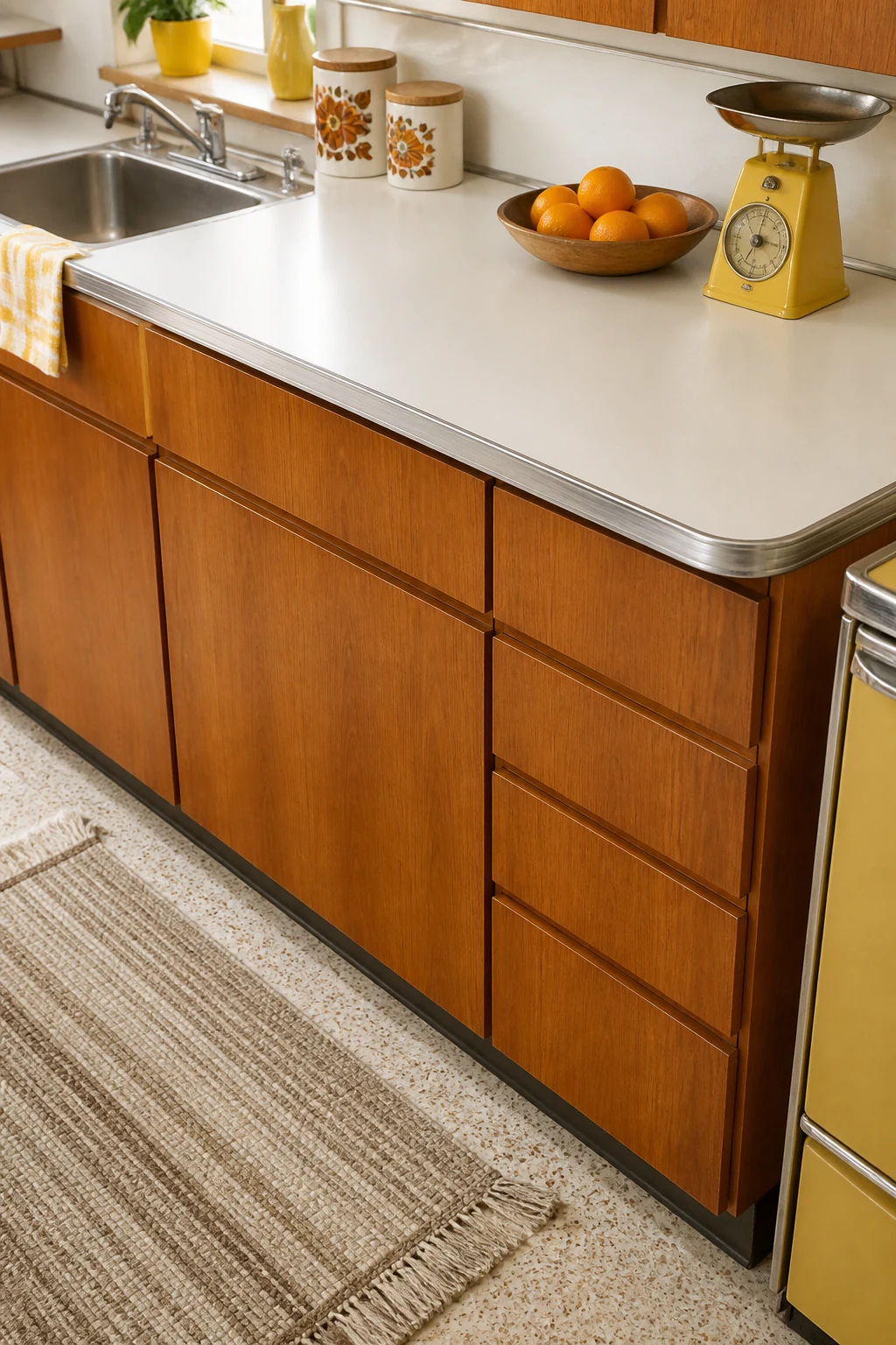 Warm Teak Cabinetry of the 1960s