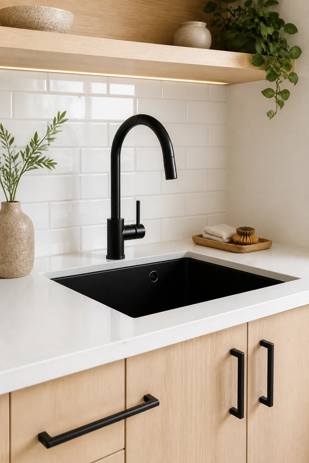 High-Contrast Hardware and Fixtures