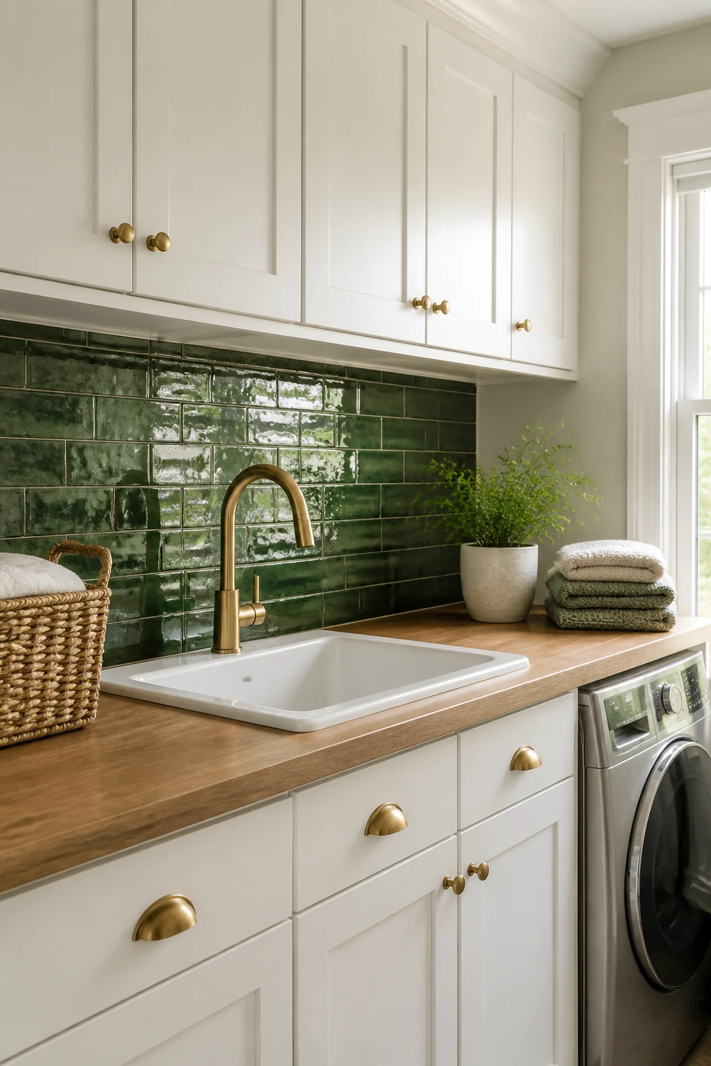 Adding Depth with Glossy Subway Tile