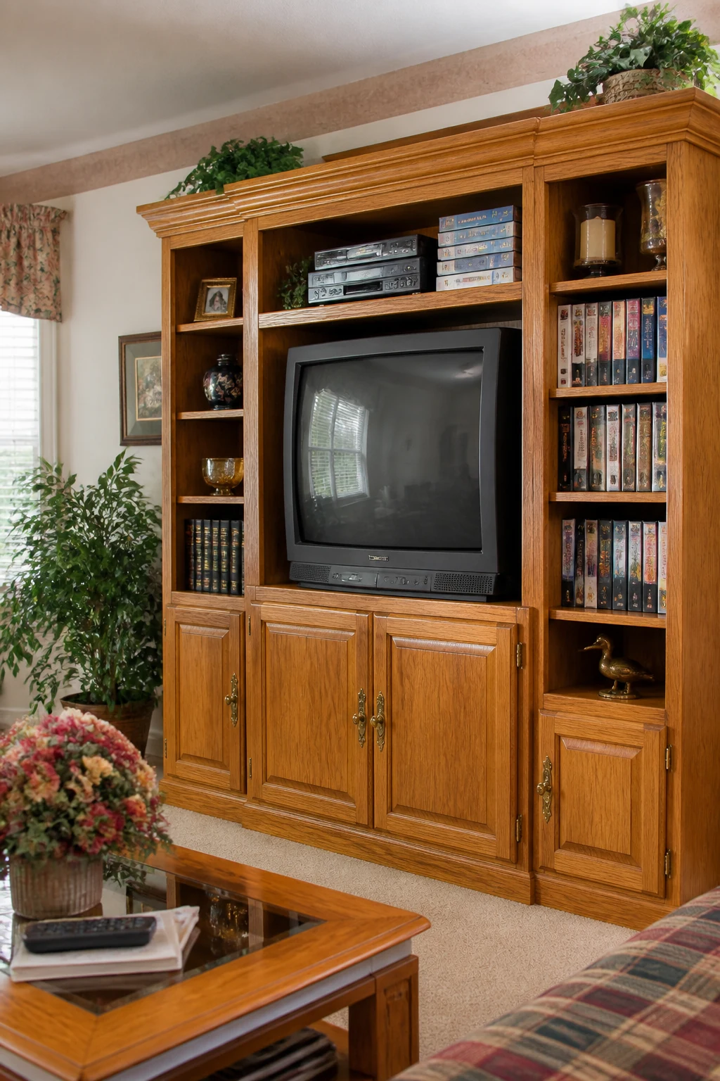 Heavy 1990s Oak Furniture