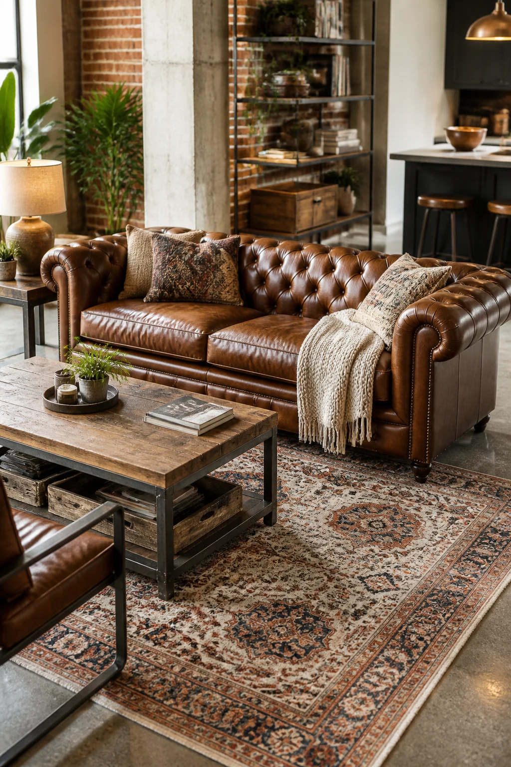 Warming Up with Leather and Textiles