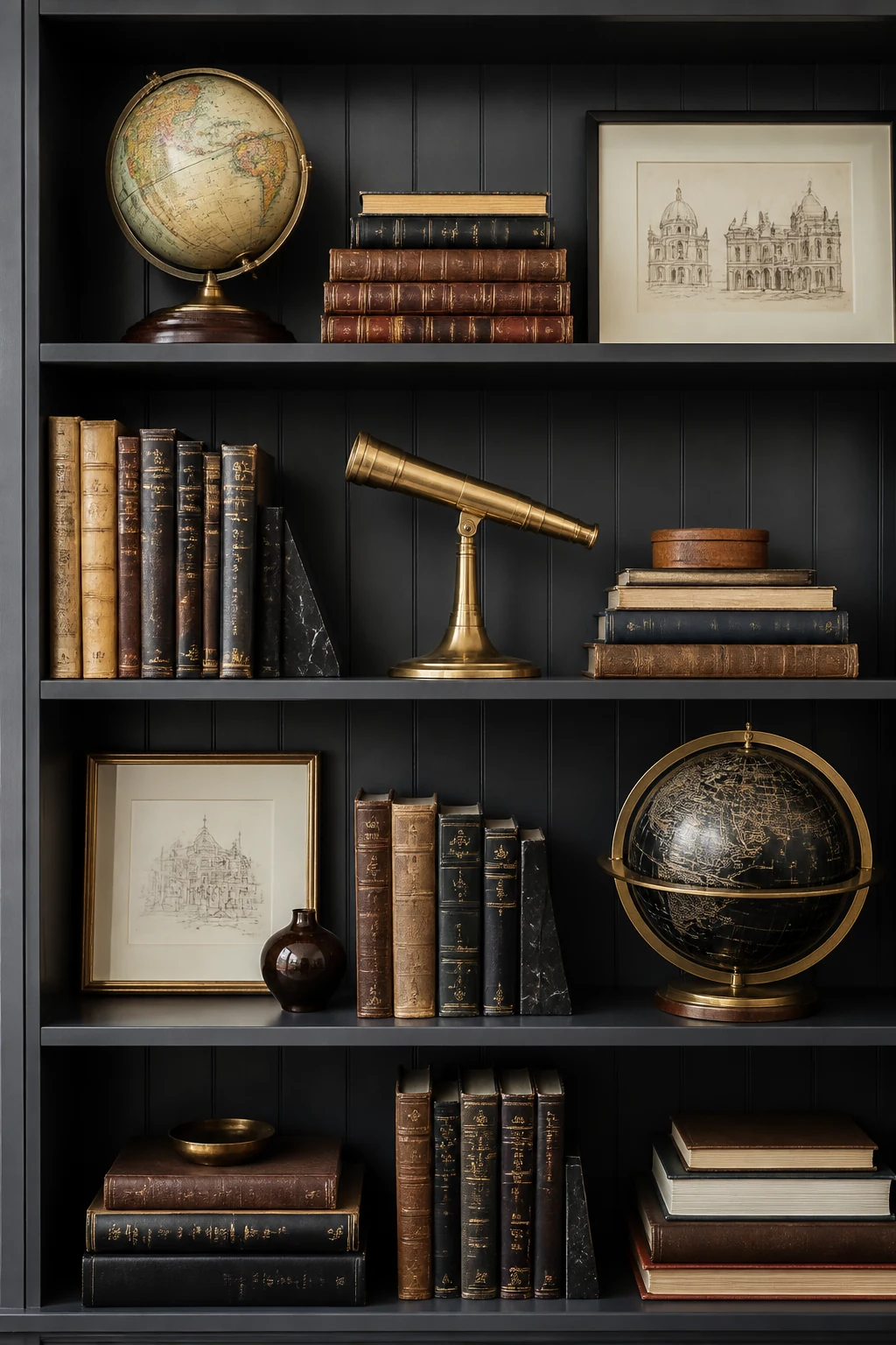 Curating the Built-In Bookcase
