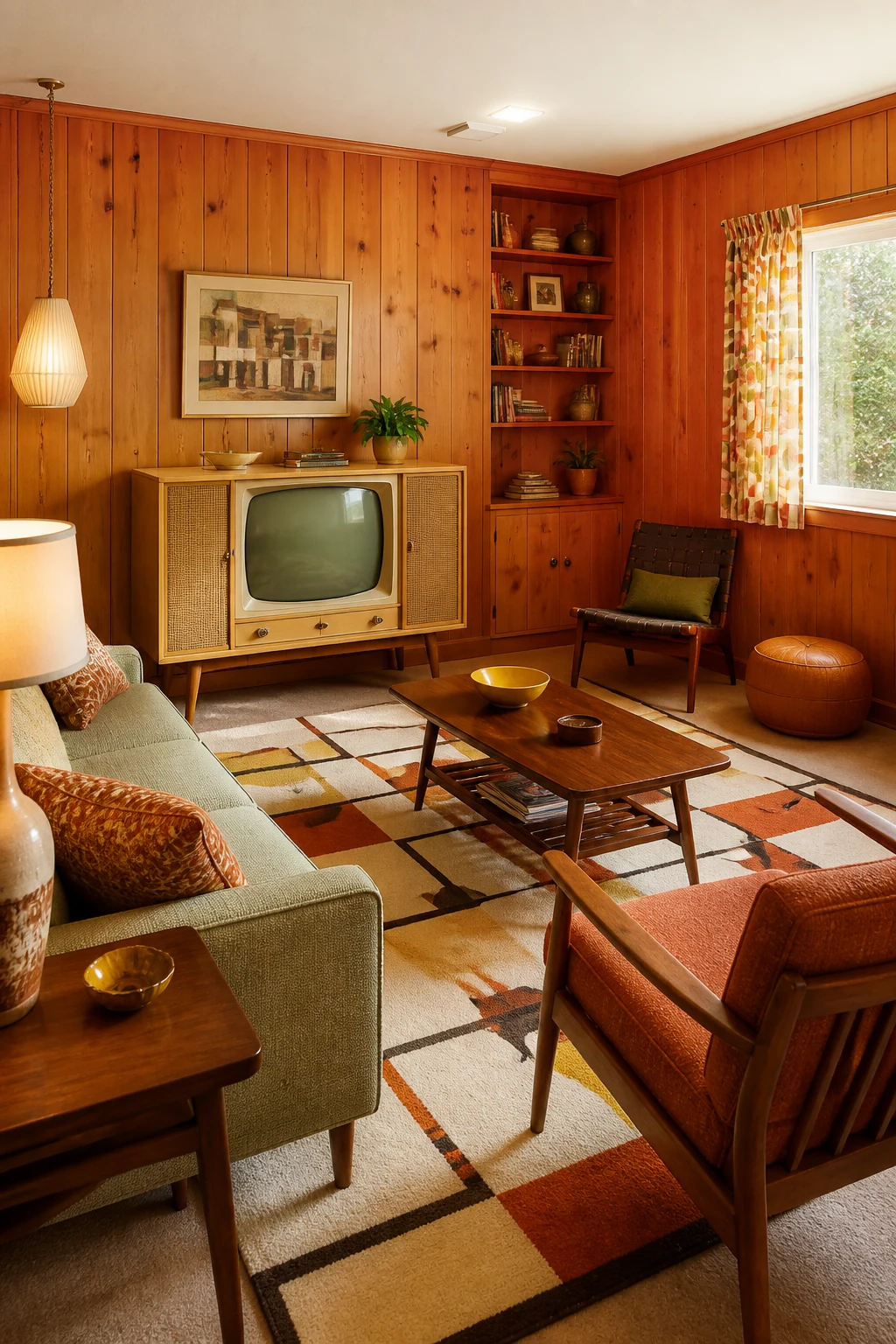 Embracing 1950s Knotty Pine Paneling
