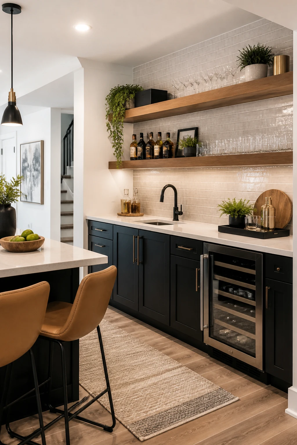 Designing a Sleek Wet Bar