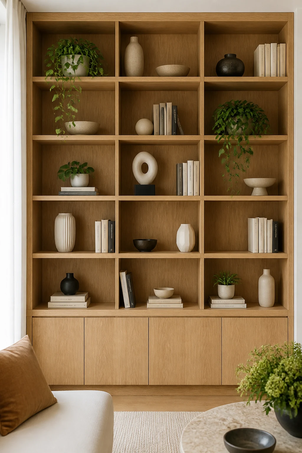 Styling Built-In Shelving