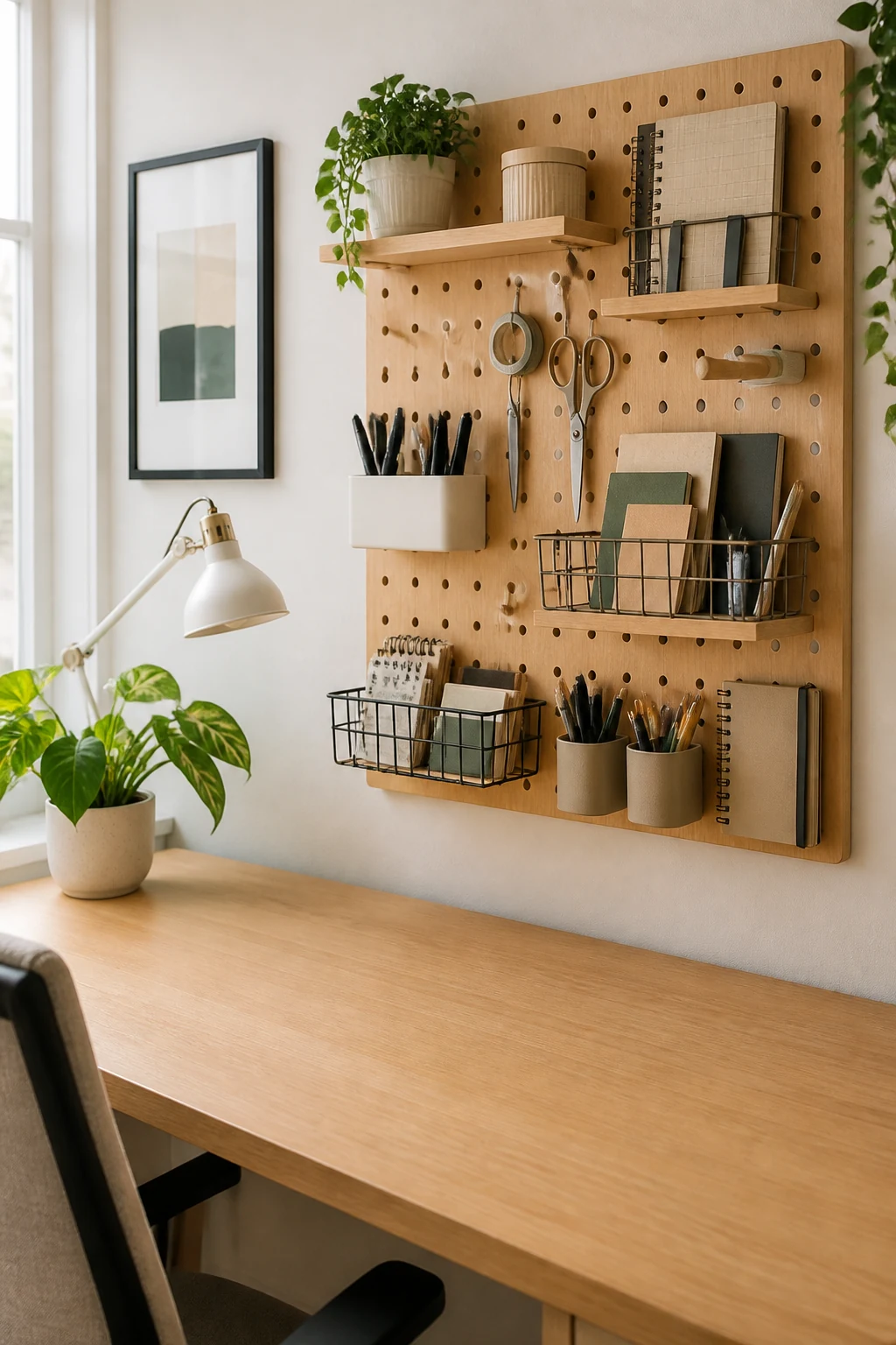 Maximizing Vertical Space with Pegboards