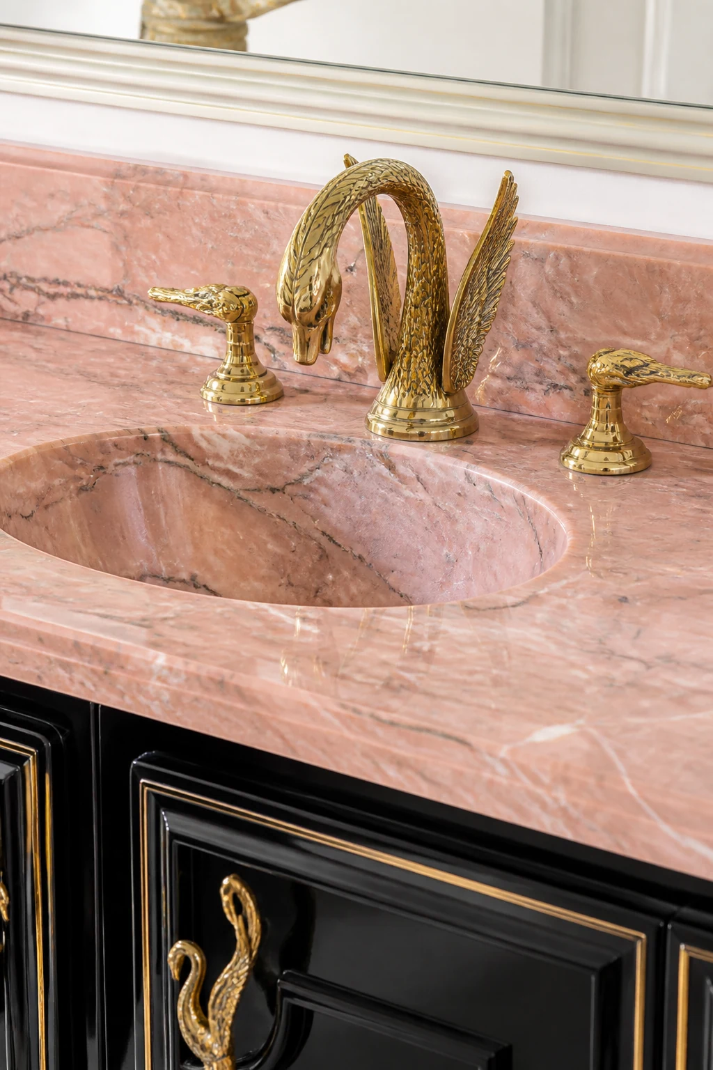 Embracing Ornate 1980s Brass Fixtures