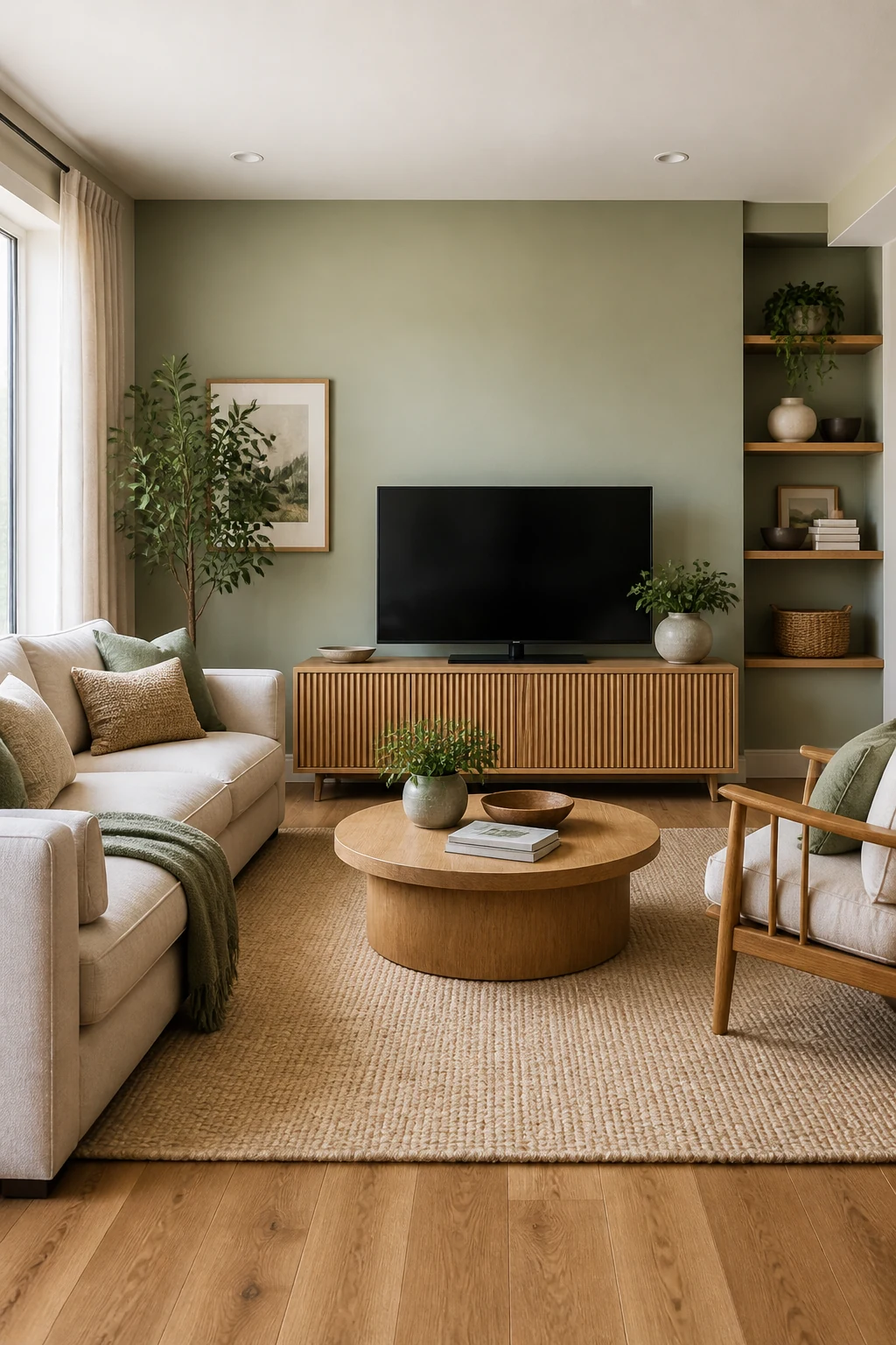 Grounding with Sage Green and Oak