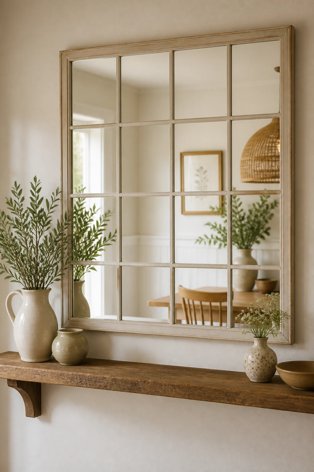 Bouncing Light with Paned Mirrors