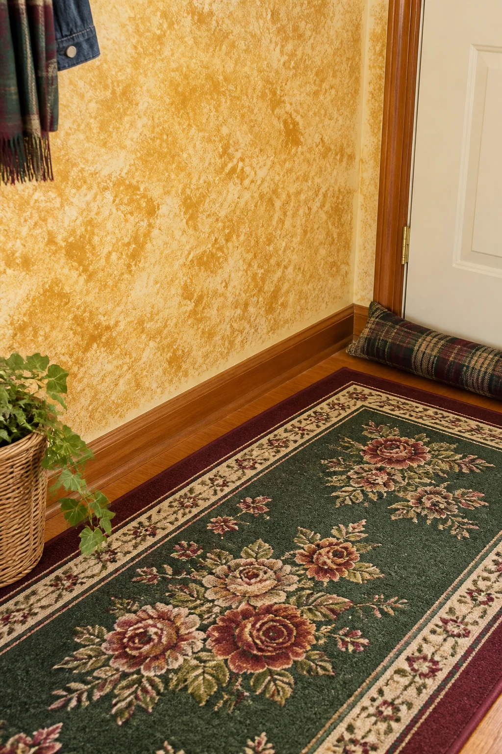 Heavy Textures and 1990s Sponge-Painted Walls