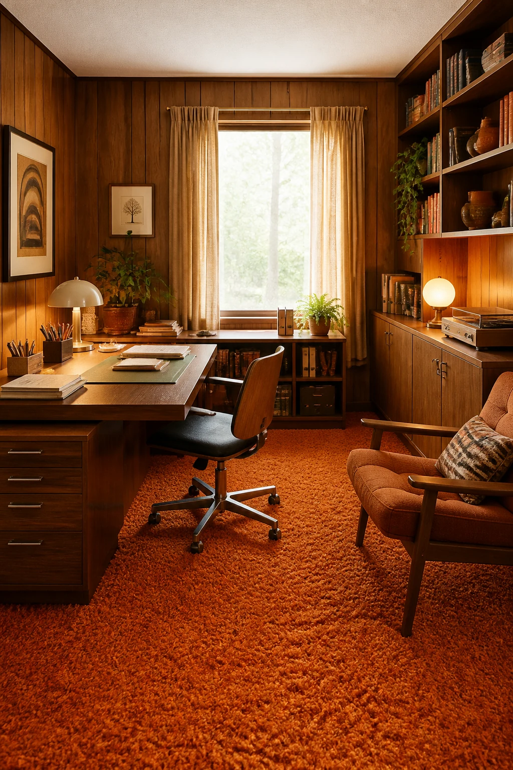 Embracing 1970s Earth Tones and Textures