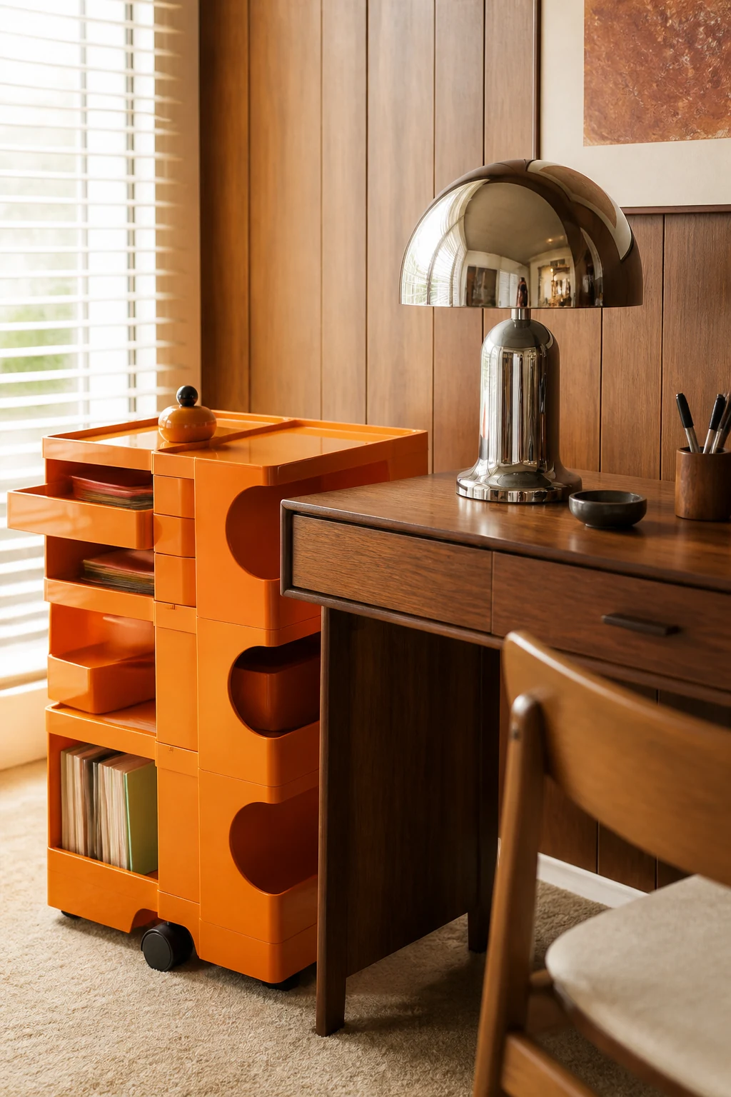 Styling 1970s Space-Age Office Accessories